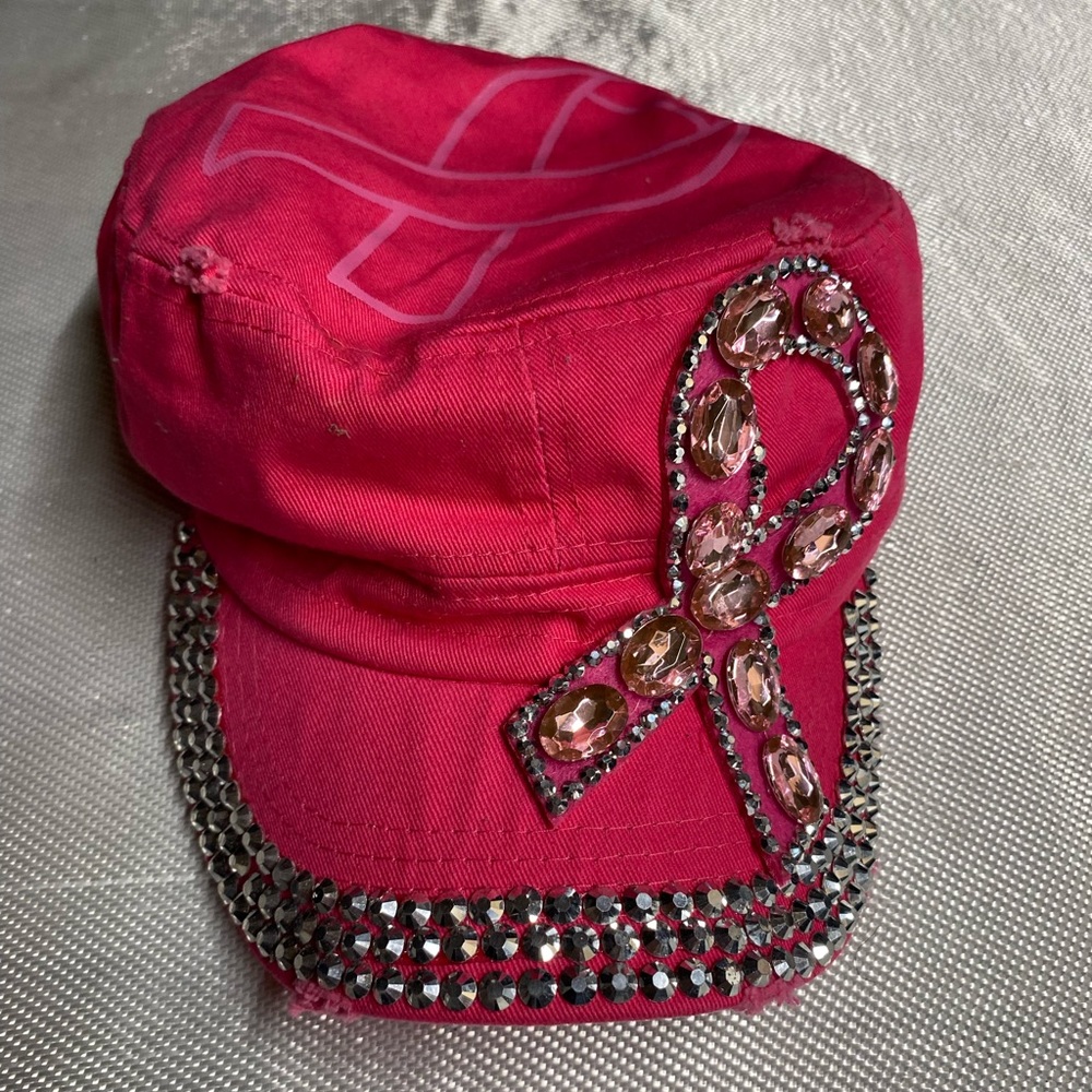 Ladies cap. Cancer awareness